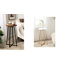 17 Stories Zia - Tabouret rond 13 x 13 x 25 naturel et noir