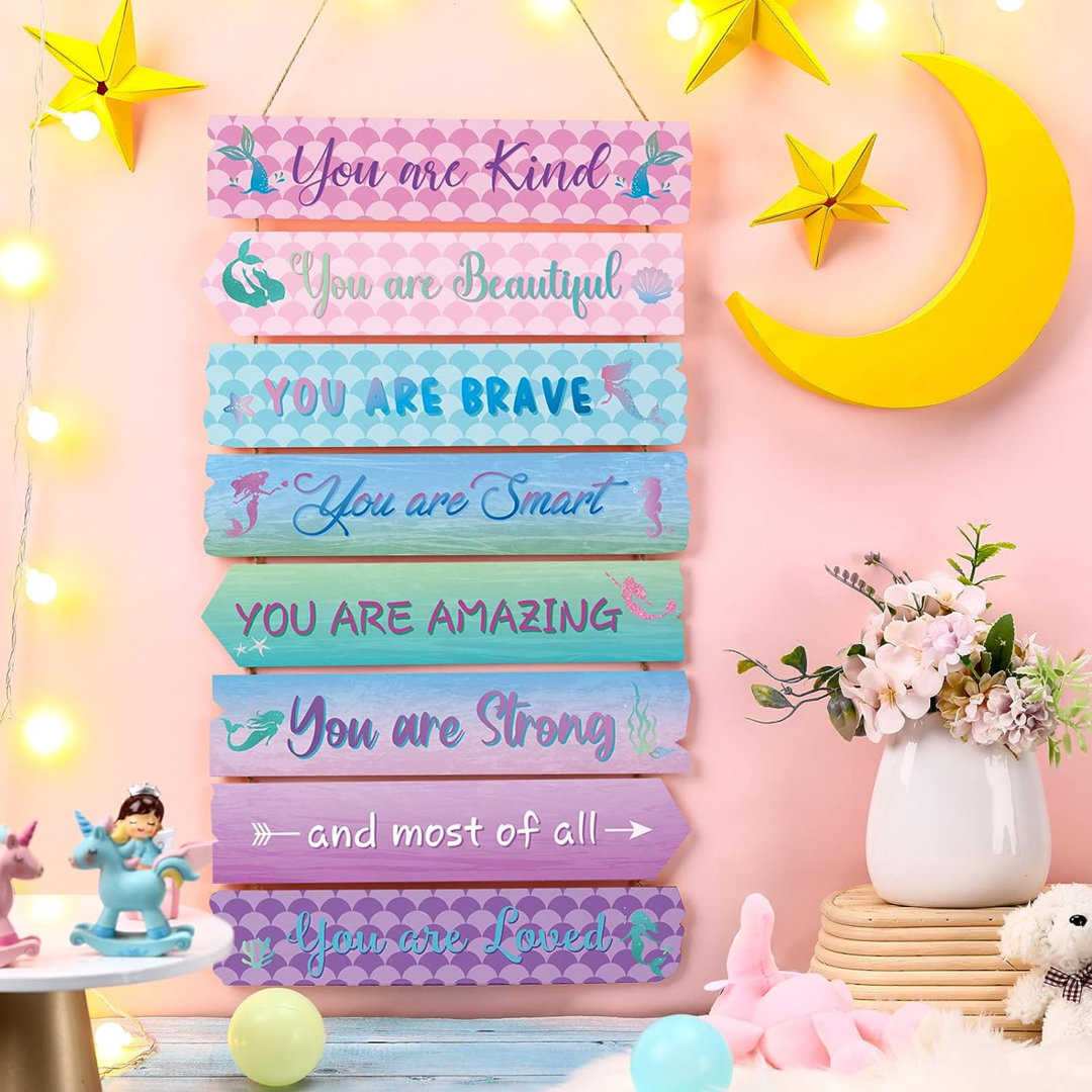 Inspirational Girl Room Wall Décor Trinx 