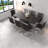 Extendable Dining Table Sets(must Include Both Table And Chair) Mdf Metal