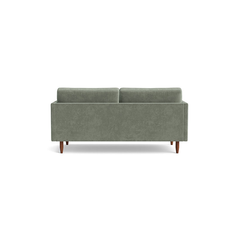 Skinny Fat Loveseat (70"), Velvet - Sage