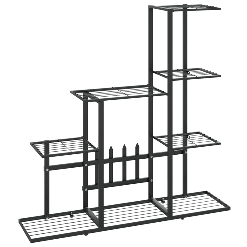 Patchett Plant Stand, 88cm H x 94.5cm W x 25cm D, Black