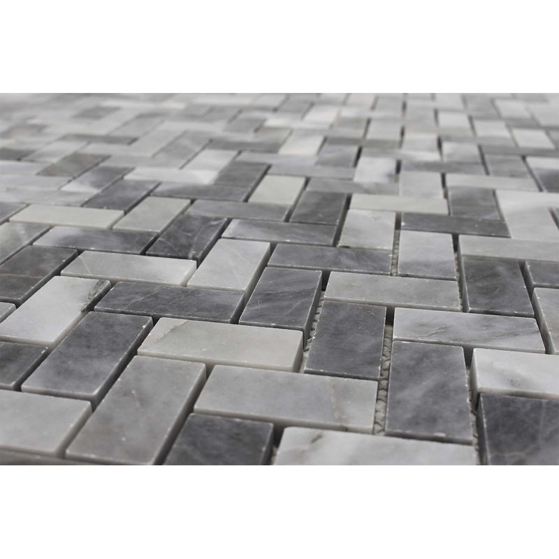 1x2 BARDIGLIO HERRINGBONE POL