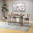 Susan Lilito 72" W Oak Bar Height Storage Table