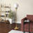 Calan Mahdi Torchiere Floor Lamp with Glass Shade-764782647