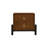 Lillemor Solid Wood Nightstand Walnut Black