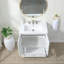 Meuble-lavabo simple autoportant 30 po avec plateau en céramique