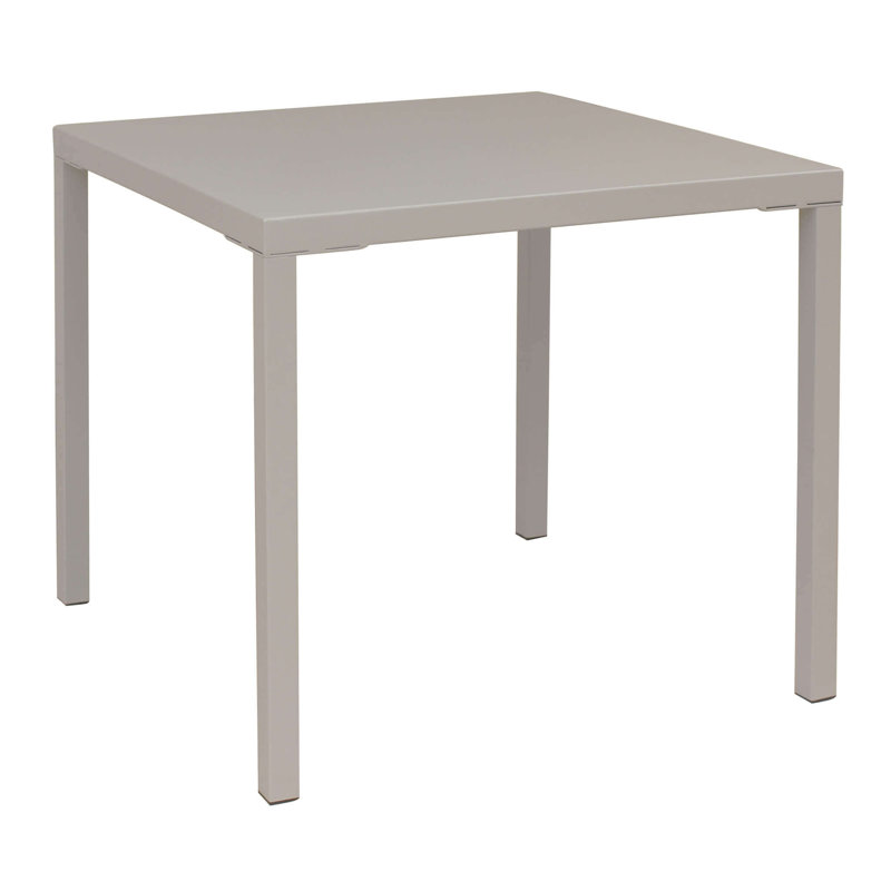 Garvyn Square Extendable Outdoor Dining Table - 80 cm W 80 cm D, Light Grey