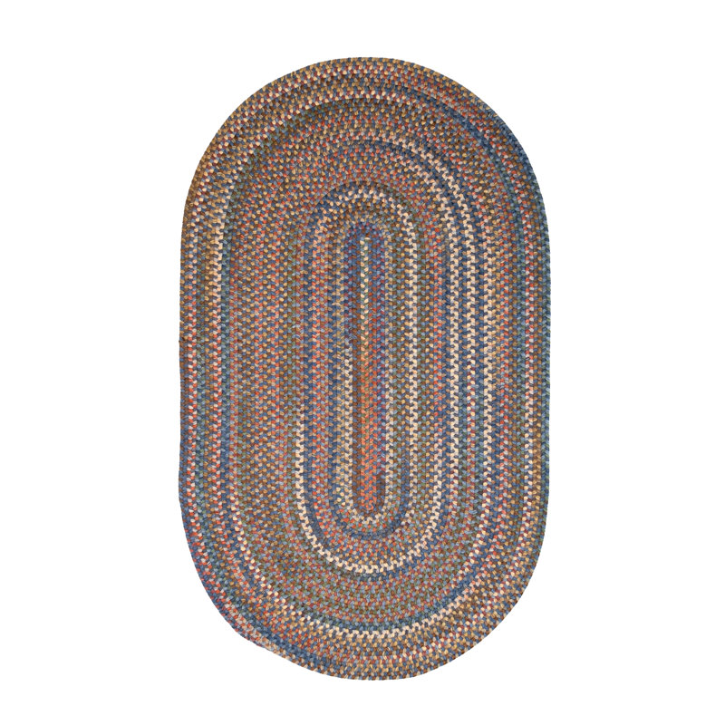 Tapis réversible New England Braid, Ovale 14 pi x 17 pi