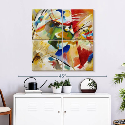 Peinture avec centre vert