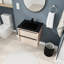 Ensemble de meuble-lavabo simple 24 po avec comptoir en céramique Eszti