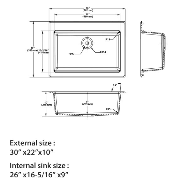 Dimensions du produit