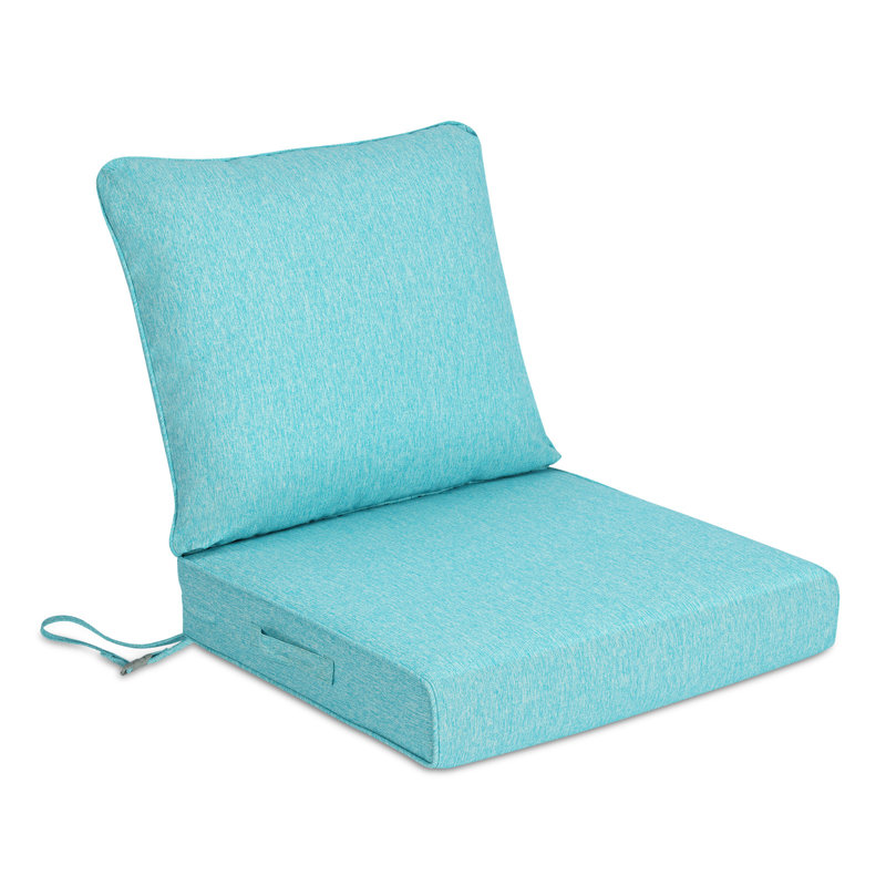 Inch Outdoor Chair Cushion Set, 26"x23", Teal