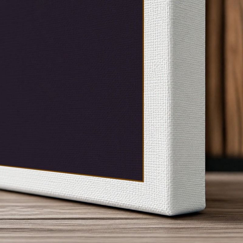 Desert at Dusk Minimalist - Wrapped Canvas, 24x16 - 61.0 x 40.6 cm, White Border