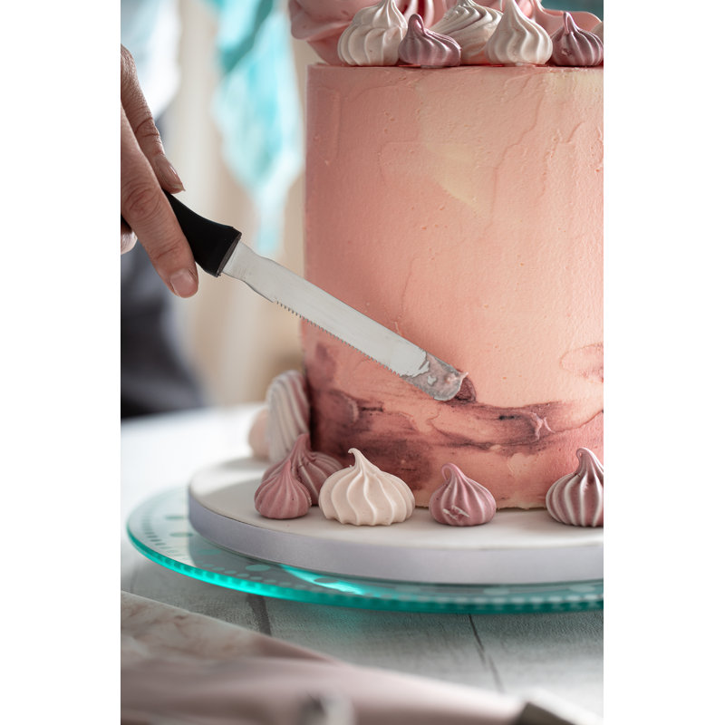 Sweetly Does It Revolving Glass Cake Stand