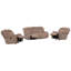 Ensemble de deux fauteuils inclinables manuels