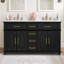 Ensemble de meuble-lavabo double 60 po avec plateau en pierre reconstituée Scarlett-1989933790