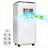 10000 Btu 3-in-1 Portable Air Conditioner With Remote Control, Led Display, Timer, Dehumidifier, Fan, Window Kit, And 360° Wheels, Ideal For Cooling 450 Sq.ft Spaces In Homes And Offices