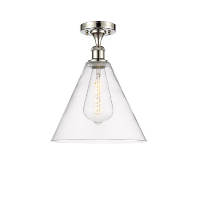 Plafonnier semi-encastré 1 lumière