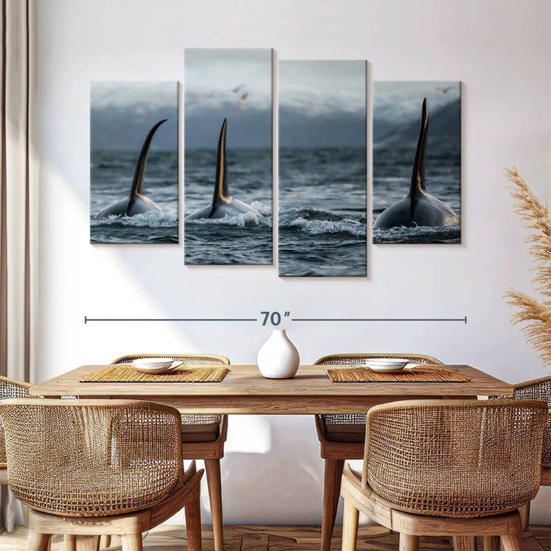 Brampt Norway Orca Trio, 42" H x 68" W