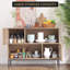 Modern Sideboard Buffet Cabinet with Fluted Doors and Storage Shelf Mid Century Entryway Console Table for Sofa Hallway