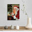 Saint-Nick et la Nativité par Jacob Green - reproduction d'art sur toile-1246812196-1246812203