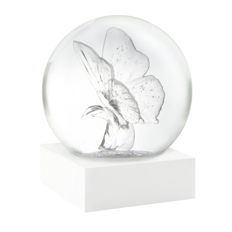 CSG Crystal Butterfly Snow Globe