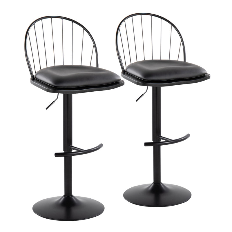 Tabouret de bar Arabelle, Noir