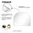 Dezerae Metal Arched Mirror for Mantel, Bathroom-1856041663