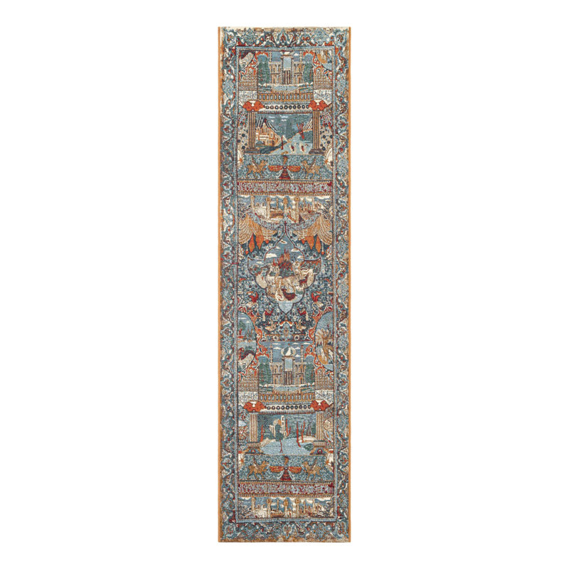 Tapis d'extérieur traditionnel, Tapis de couloir 2 pi x 8 pi