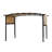 12 pi. L 9 pi. D Pergola en acier avec auvent-92280701