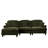 Elegant Mid Century Large Sofa-1078207331