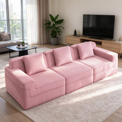 Canapé modulaire double sans os
