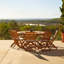 Nayoun 8 - Person Acacia Wood Patio Dining Set with Round Table-1448725526-1448725529