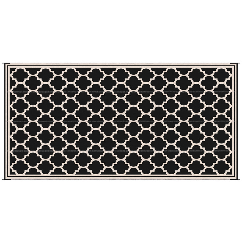 Outsunny Reversible Outdoor Rug