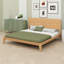 Lit plateforme en bois de bambou-1258200354