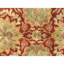 Hand Knotted Wool Oriental Area Rug in Red And Gold