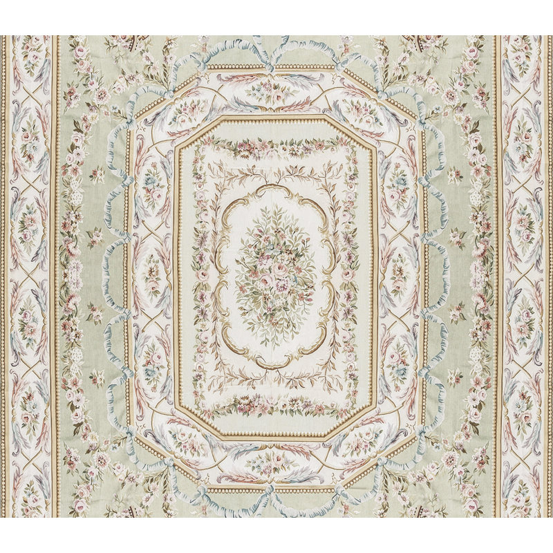 Renaissance Aubusson Wool Oriental Area Rug