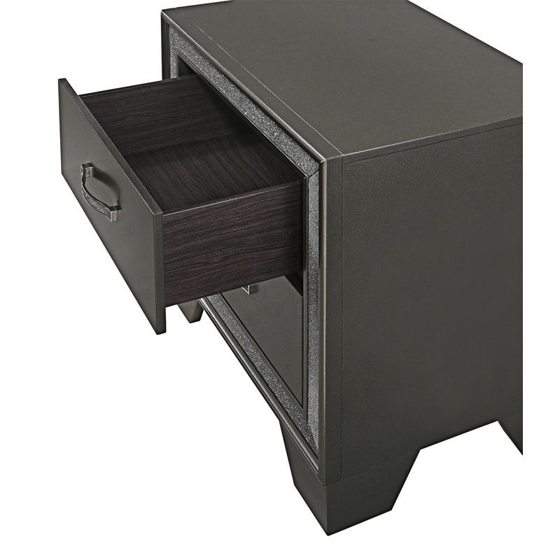 Nightstand Bedside Table With Drawers
