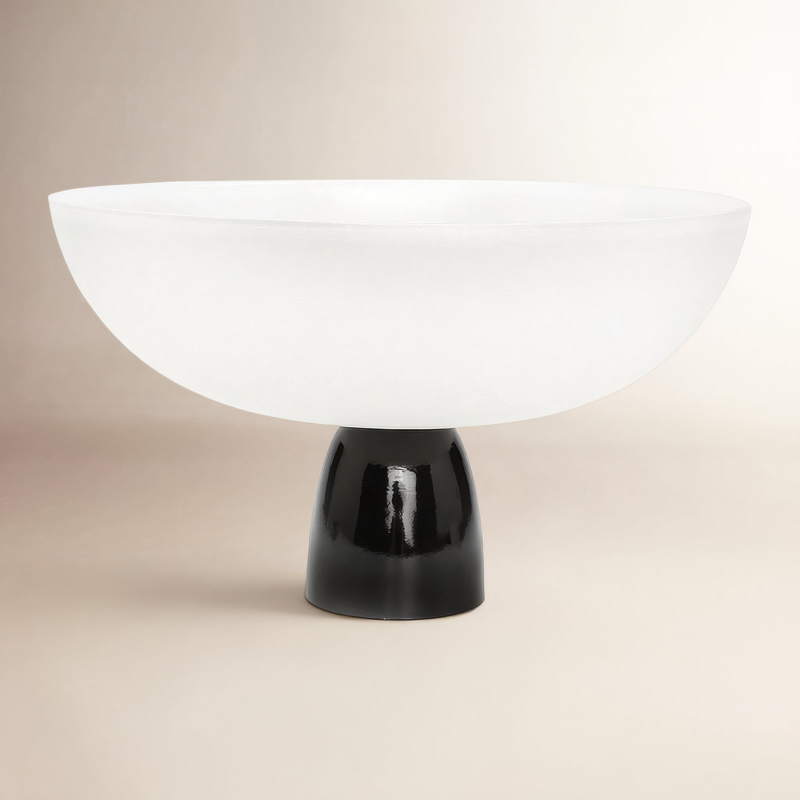 Jaz Glass Decorative Bowl, Black
