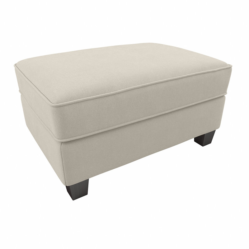 Alitza Upholstered Ottoman, Cream