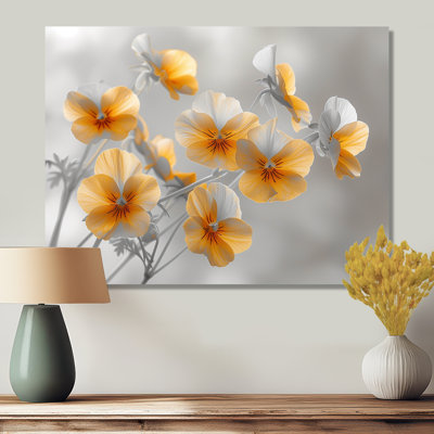 Reproduction d'art mural jaune