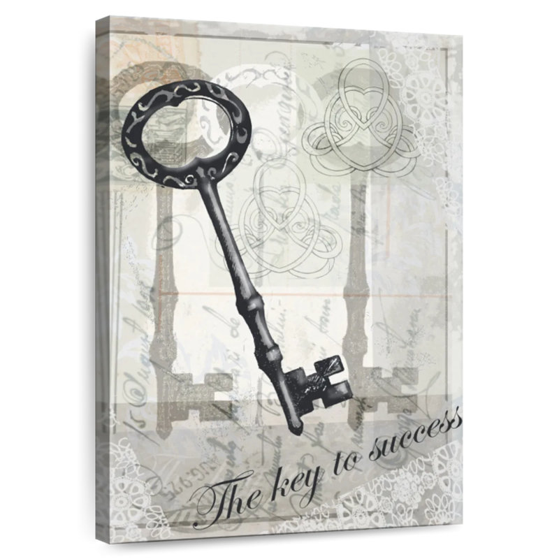 Key I, 12" H x 8" W