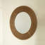 Miroir 24 po Breeza, miroir en bambou tissé à la main