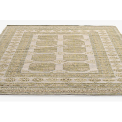  Tapis de couloir intérieur et extérieur en laine et coton Barron 2 pi 7 po x 7 pi 10 po