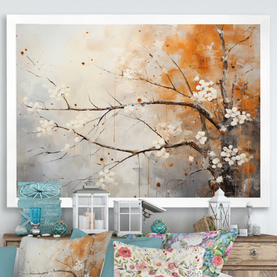 Paysage d'hiver minimaliste arbre d'hiver I