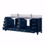 Ensemble de meuble-lavabo double double 84 po x 22 po avec plateau en marbre de Carrare et robinet-1960414952-1960414964-1960414962