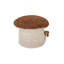 Mushroom Hunt Square Pouf
