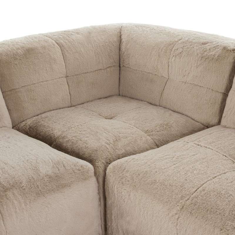 Miles Sectional, Symmetrical, 28.5" H x 125.75" W x 125.75" D