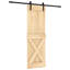 Porte coulissante avec quincaillerie Vidaxl-112703658-112703653