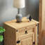 Harold 48cm W Solid Wood Bedside Table